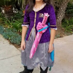 Purple Pirate Costume for Kids